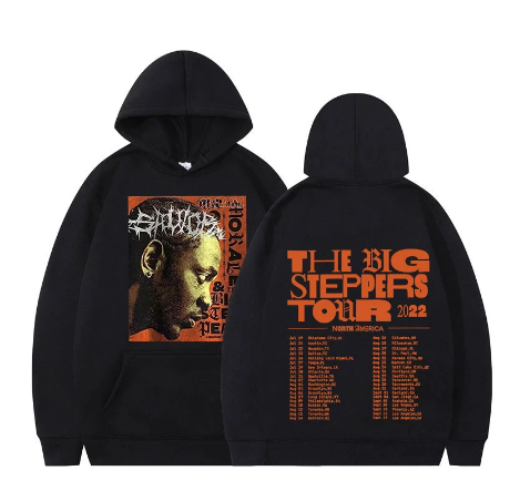 the big steppers tour hoodie cream